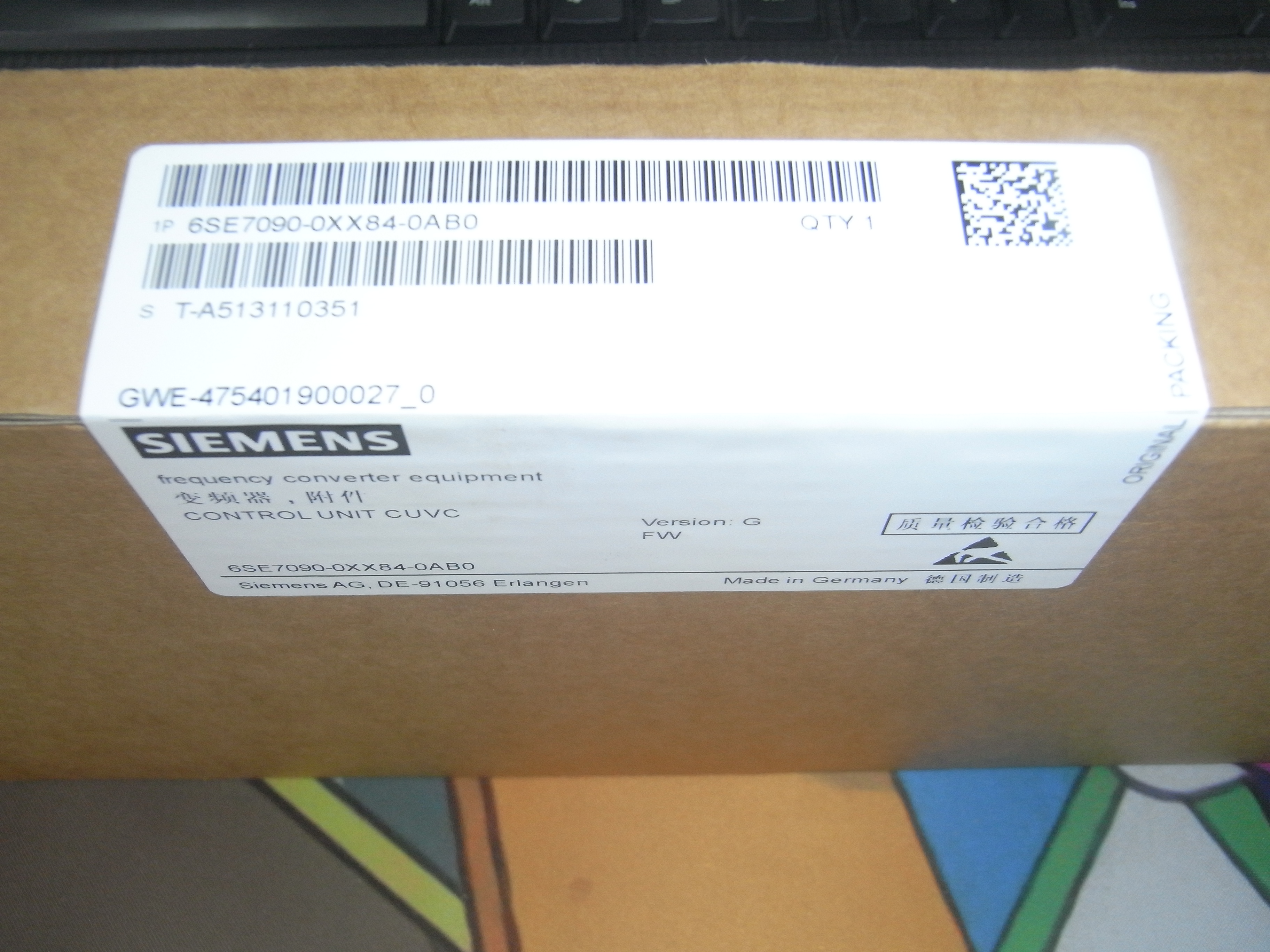 Original  6SE7090-0XX84-0AB0