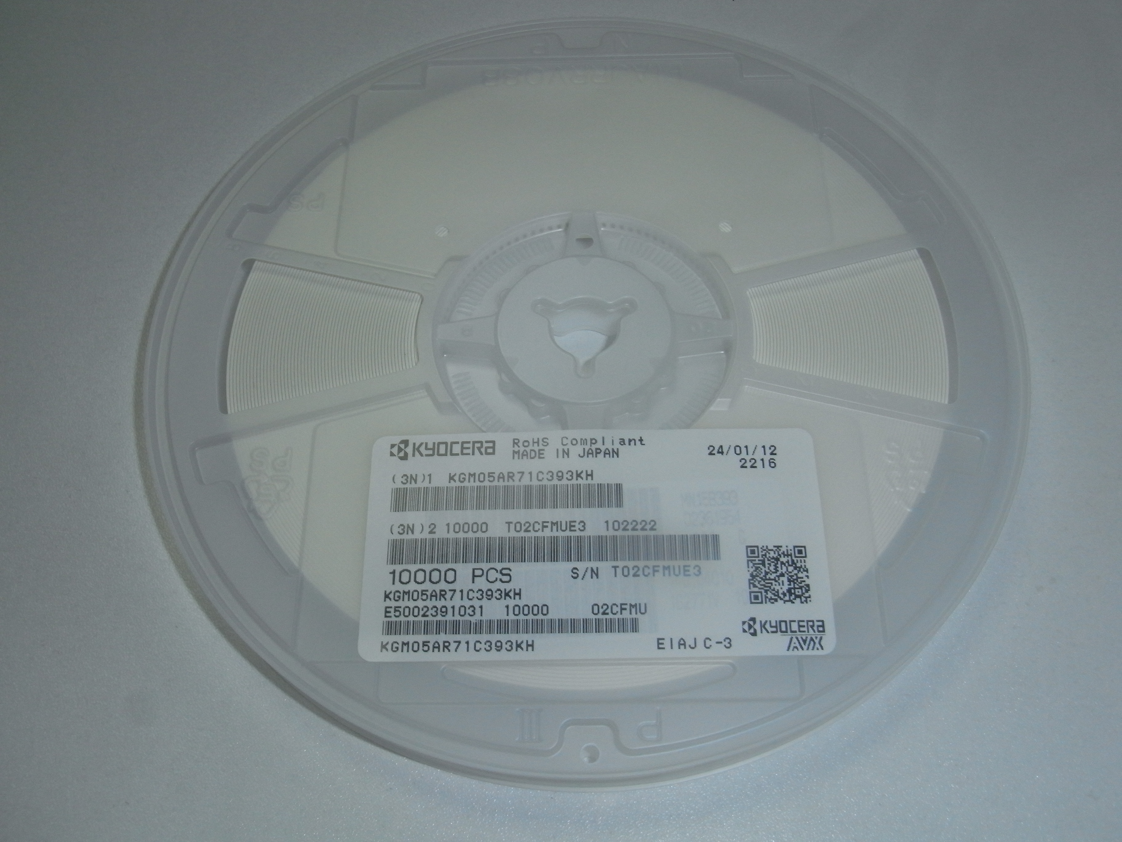 Original  KGM05AR71C393KH 